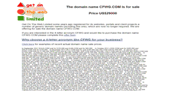 Desktop Screenshot of cfwg.com